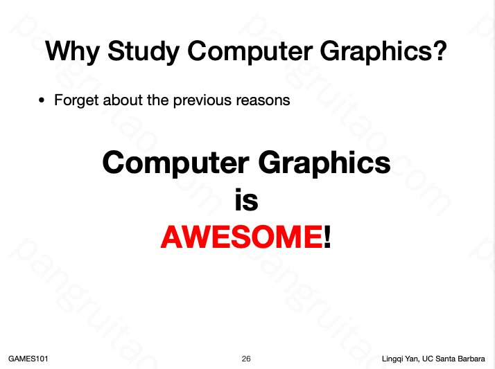 Why Study Computer Graphics